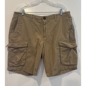 Timberland Brown Cotton Cargo 9.5” Ripstop Shorts‎ Hiking Outdoor Mens 36